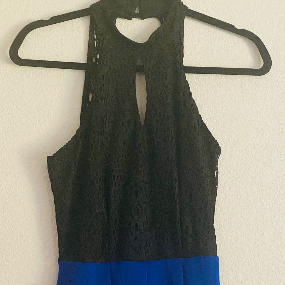 XTRAORDINARY HALTER FIT AND FLARE DRESS